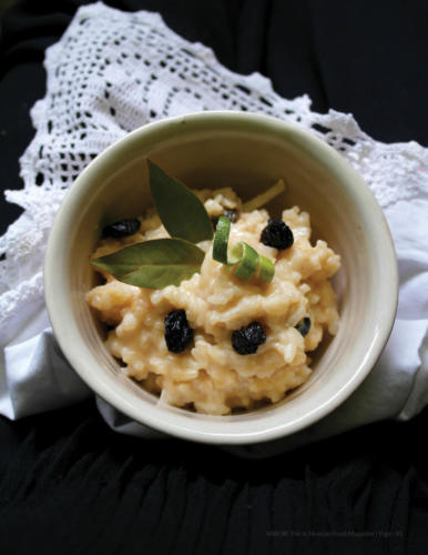 Mexican rice pudding.