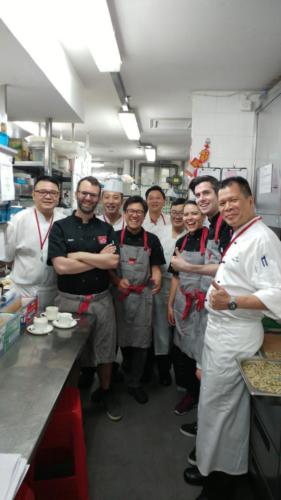 Yolanda and Chef Jeremy Pang in Hong Kong